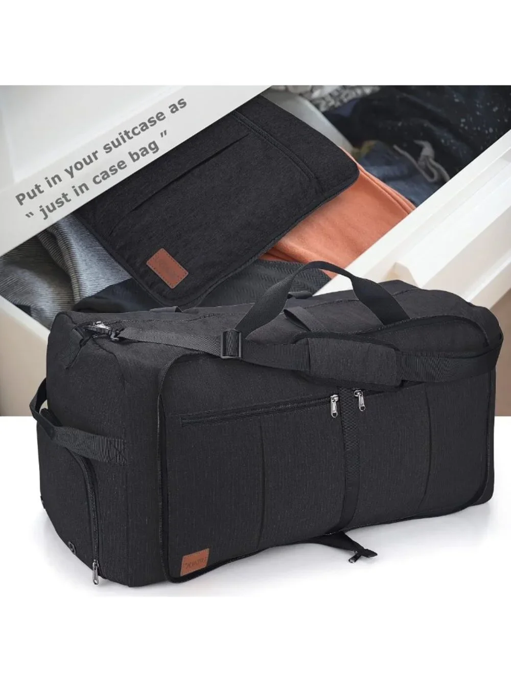 120L Waterproof Foldable Travel Duffel Bag - Lightweight, Collapsible, Unisex